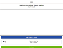 Tablet Screenshot of halalinternationalmeatmarket.com
